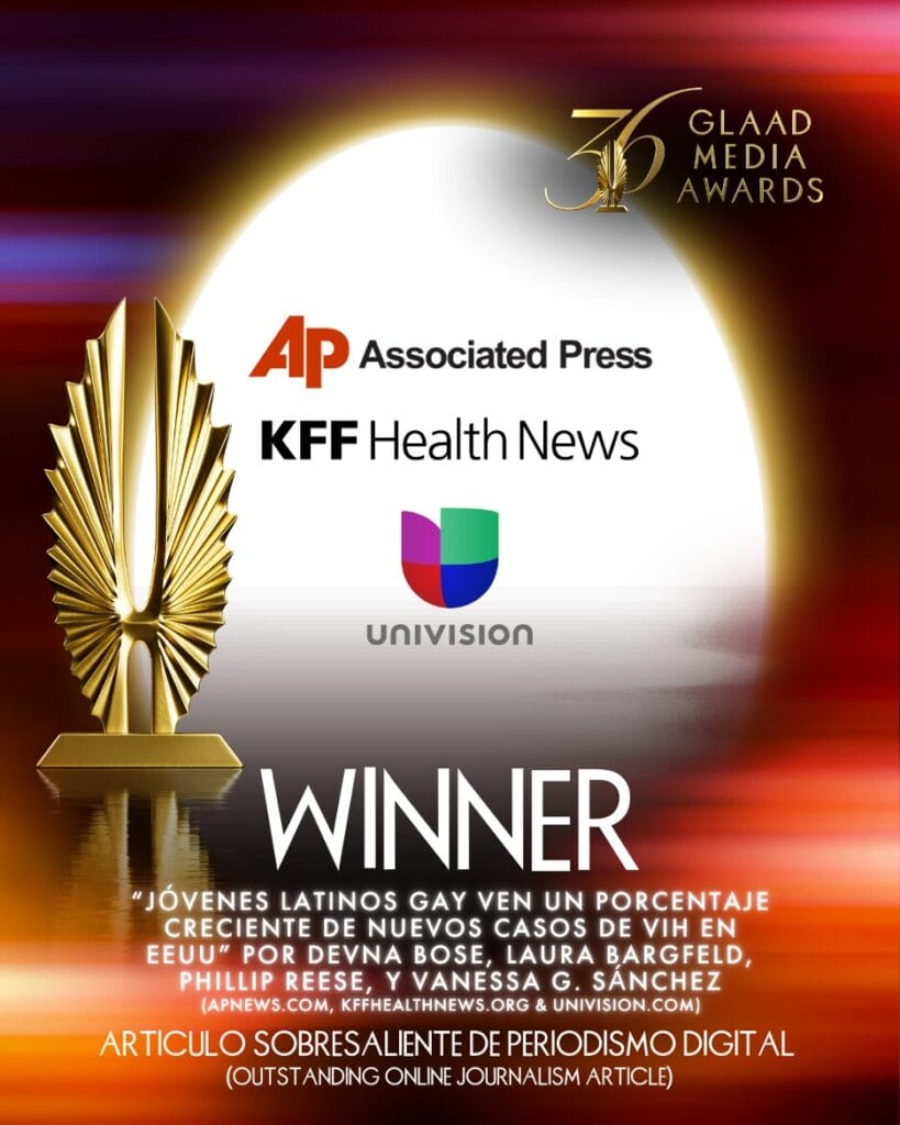 36th GLAAD Media Awards Winner Jovenes Latinos | GLAAD 36th GLAAD Media Awards Winner Jovenes Latinos