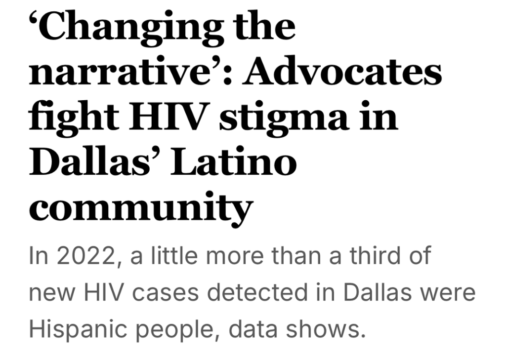 Changing the narrative: Advocates fight HIV stigma in Dallas Latino community | GLAAD Changing the narrative: Advocates fight HIV stigma in Dallas Latino community