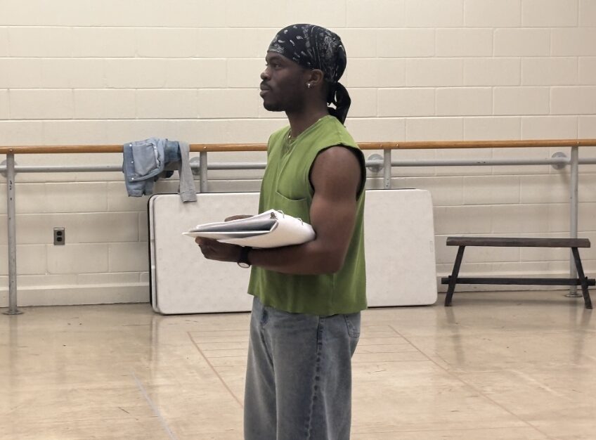 Actor Terrence Willams Jr. awaits his entrance into a scene during rehearsal for KUDZU CALLING at the Alabama Shakespeare Festival. | GLAAD Actor Terrence Willams Jr. awaits his entrance into a scene during rehearsal for KUDZU CALLING at the Alabama Shakespeare Festival.