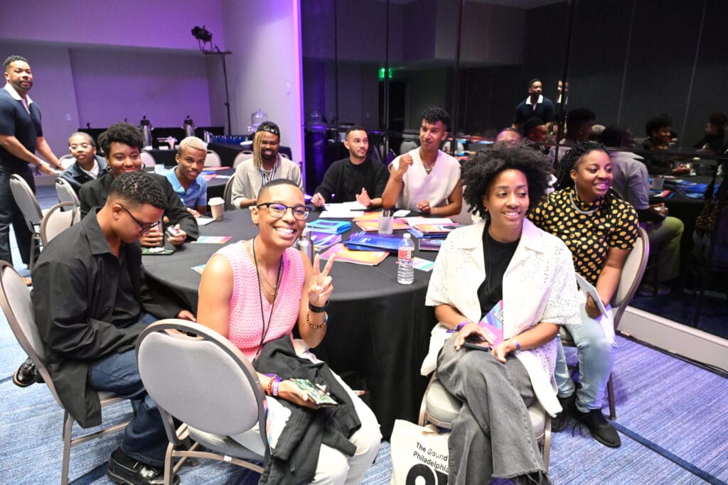 LOS ANGELES, CALIFORNIA - SEPTEMBER 16: <> attends GLAAD Black Queer Creative Summit breakout sessions at Sofitel Los Angeles at Beverly Hills on September 16, 2023 in Los Angeles, California. (Photo by Lester Cohen/Getty Images for GLAAD)