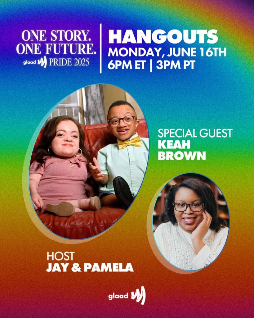 GLAAD Hangouts with Jay and Pamela - Monday, June 16, 2025 | GLAAD GLAAD Hangouts with Jay and Pamela - Monday, June 16, 2025