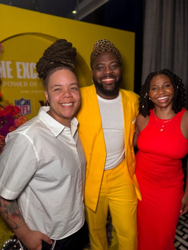 Junior Associates, Ty Ballard and Alexander King with Preston Mitchum at The Exchange Dinner | GLAAD Junior Associates, Ty Ballard and Alexander King with Preston Mitchum at The Exchange Dinner