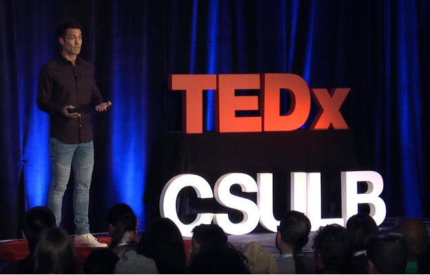 Chris Tompkins explains the importance of holding open and authentic conversations with children about gender and sexuality during a 2017 TEDx Talk. | GLAAD Chris Tompkins explains the importance of holding open and authentic conversations with children about gender and sexuality during a 2017 TEDx Talk.
