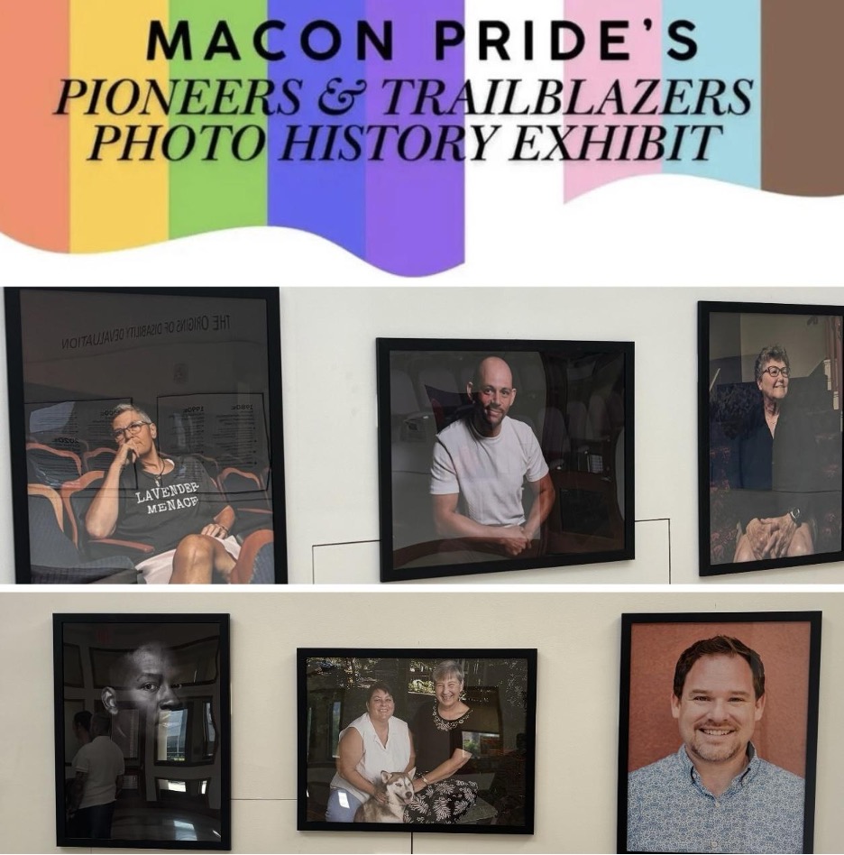 Richard Frazier (top, center) and Marques Redd (bottom, left) are two new inductees into Macon Pride’s Pioneer & Trailblazers Photo History Exhibit. | GLAAD Richard Frazier (top, center) and Marques Redd (bottom, left) are two new inductees into Macon Pride’s Pioneer & Trailblazers Photo History Exhibit.