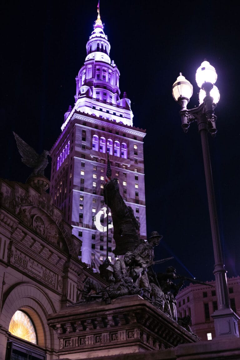 Cleveland Rocks Spirit Day, Lighting Up Downtown Landmarks to Lift ...