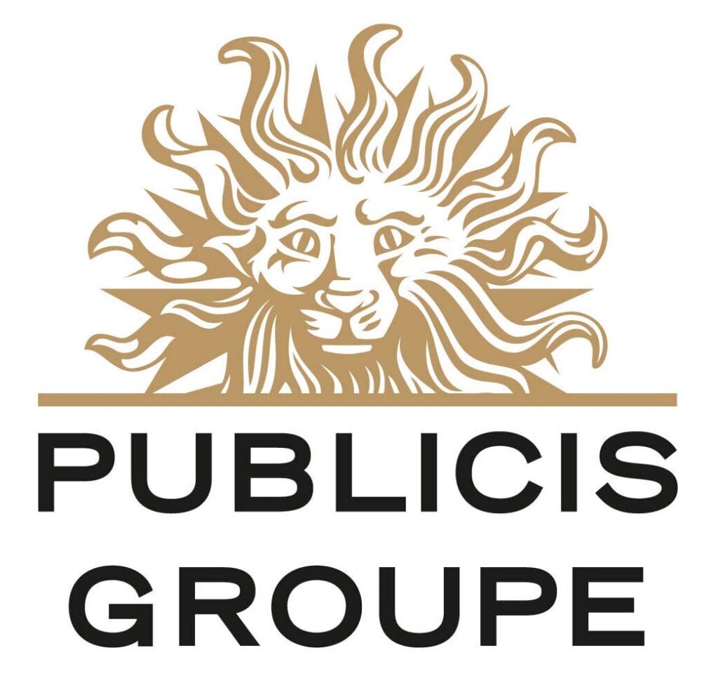 Publicis Groupe | GLAAD Publicis Groupe logo with a gold sunburst and a face above the words PUBLICIS GROUPE in bold letters